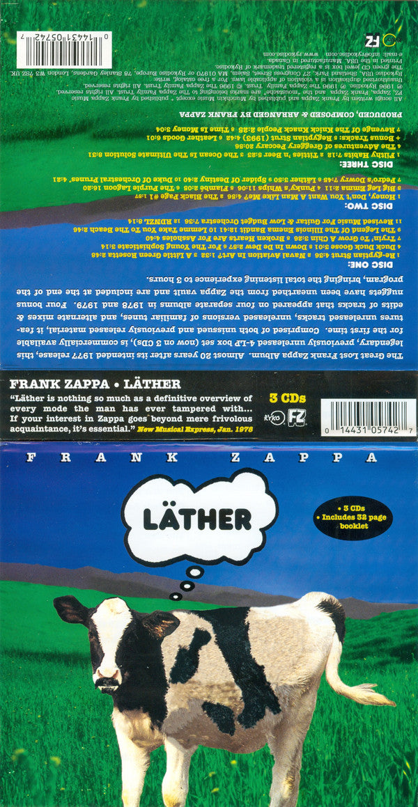Frank Zappa : Läther (3xCD, Album, Thi)