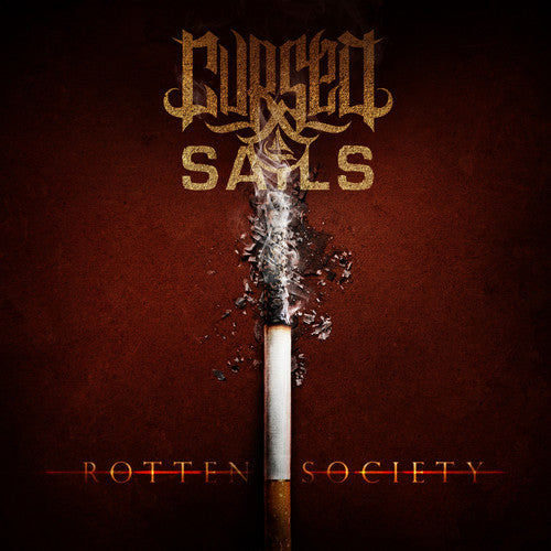 the album cover for Cursed Sails - Rotten Society
