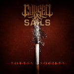 the album cover for Cursed Sails - Rotten Society