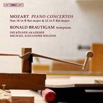 the album cover for Ronald Brautigam - Piano Cons 18 & 22