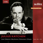 the album cover for Julius Katchen - Katchen Plays Liszt Brahms Beethoven Schumann