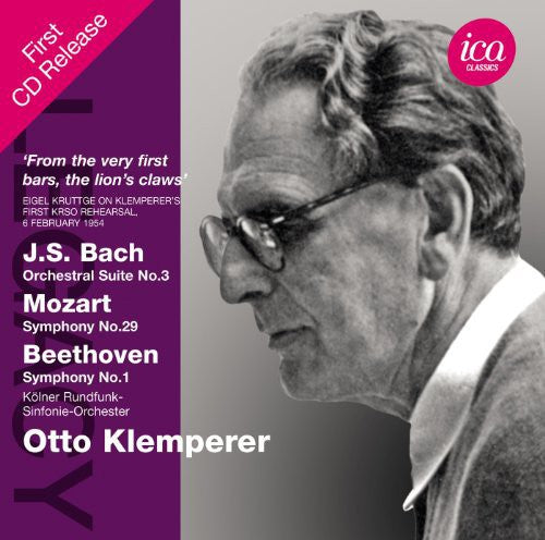 the album cover for Bach / Mozart / Beethoven - Otto Klemperer