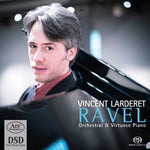 the album cover for Vincent Larderet - Orchestral & Virtuoso Piano
