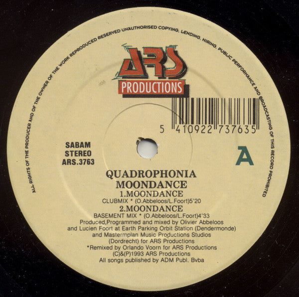 Quadrophonia : Moondance (12")