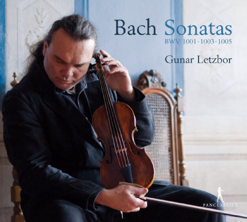 the album cover for Gunar Letzbor - Sonaten BWV 1001 1003 1005
