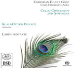 the album cover for Klaus-Dieter Brandt - Cello Concertos & Sinphonia