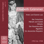 the album cover for Elisabeth Grümmer - Arias Scenes