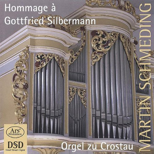 the album cover for Bach / Homili / Schmeding - Hommage a Gottfried Silbermann