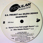 B.S. Project Feat. Eilena Dennis* : Heartbeats (12", Promo)