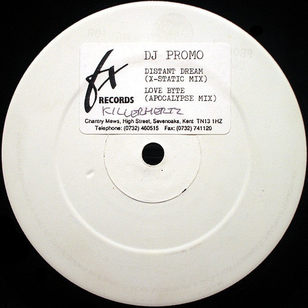 Killerhertz (2) : Distant Dream / Love Byte (12", Ltd, Num, Promo, W/Lbl)