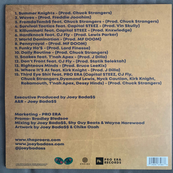 Joey Bada$$ : 1999 (2xLP, Mixtape, RE, RP, Pur)