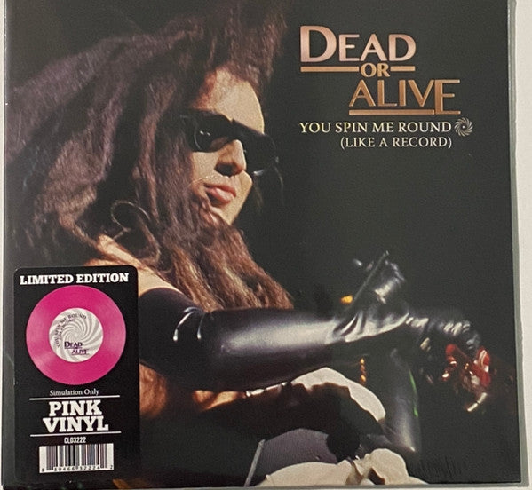 Dead Or Alive : You Spin Me Round (Like A Record) (7", Ltd, RE, Pin)