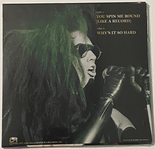 Dead Or Alive : You Spin Me Round (Like A Record) (7", Ltd, RE, Pin)