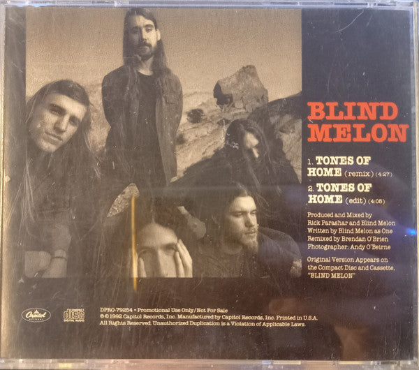 Blind Melon : Tones Of Home (CD, Single, Promo)
