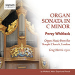 the album cover for Greg Morris - Organ Sonata in C minor