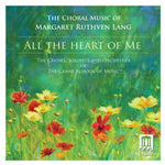 the album cover for Lang - All the Heart of Me