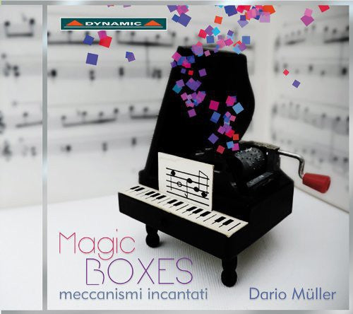 the album cover for Dario Muller - Magic Boxes