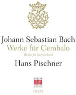 the album cover for Bach - Cembalowerke