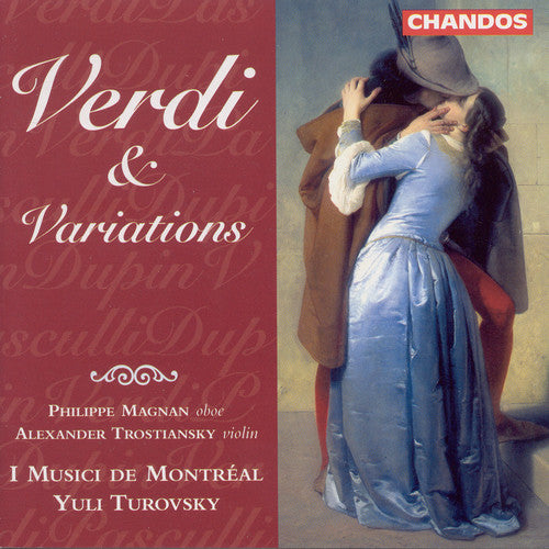 the album cover for Alexander Trostiansky - Verdi & Variations