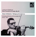 the album cover for Orchestra Sinfonica di Roma della Rai - Violin Concerto in D Major Op 61