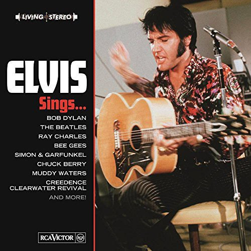 the album cover for Elvis Presley - Elvis Sings