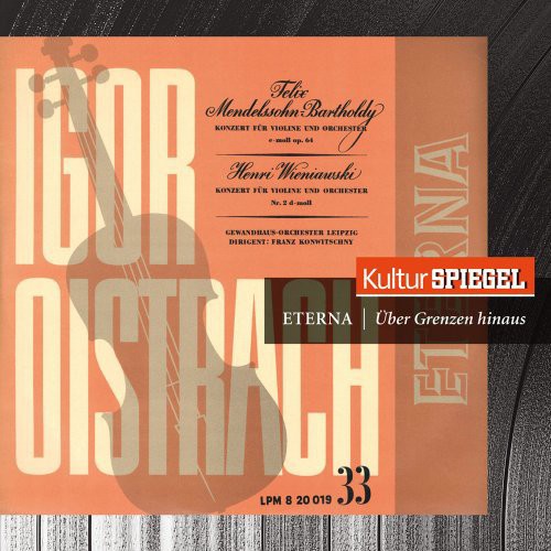 the album cover for Bach - Spiegel-Ed.03 Oistrach