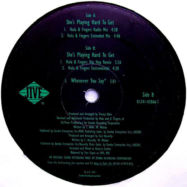 Hi-Five : She's Playing Hard To Get (12", Single)