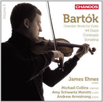 the album cover for Bartok - Chamber Works for Violin Vol 3