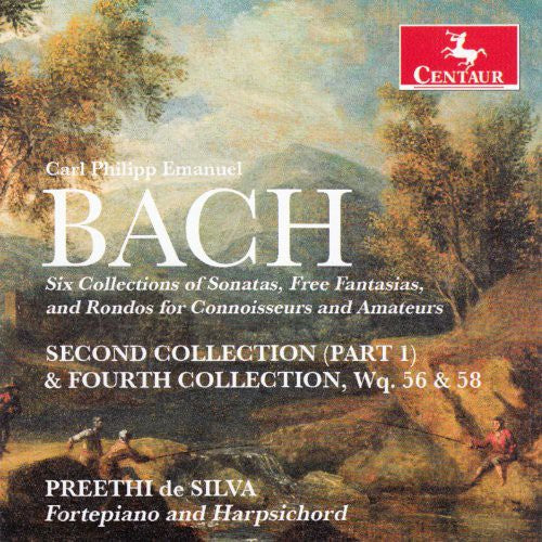the album cover for Bach - Six Collections of Keyboard Sonatas Free Fantasias