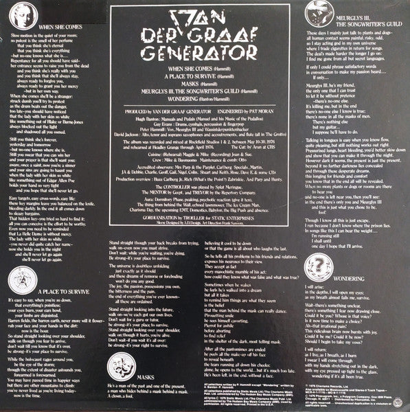 Van Der Graaf Generator : World Record (LP, Album)