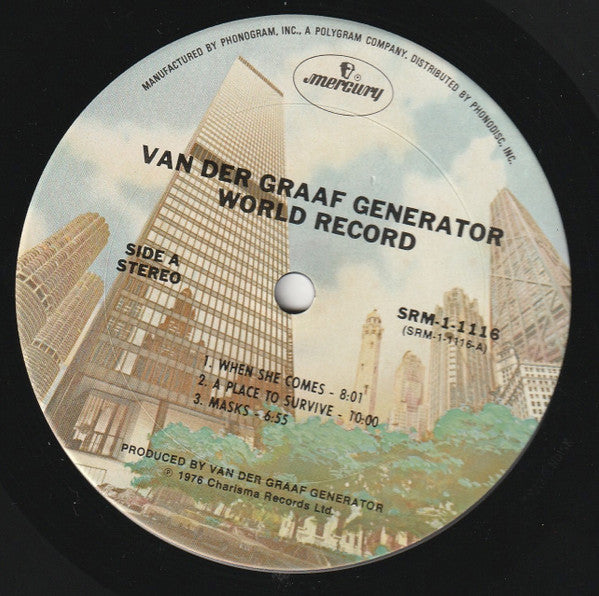 Van Der Graaf Generator : World Record (LP, Album)