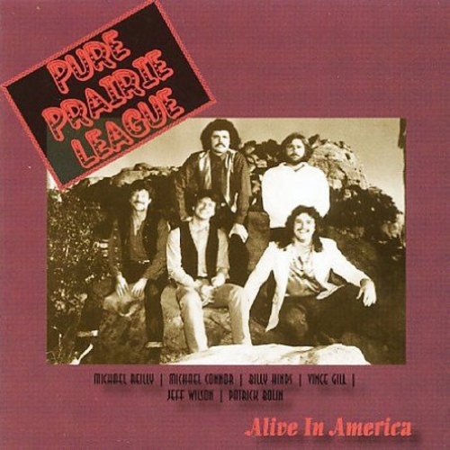the album cover for Pure Prairie League - Alive in America