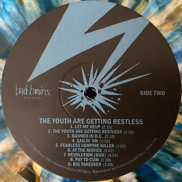 Bad Brains : The Youth Are Getting Restless (Live At The Paradiso, Amsterdam, 1987) (LP, Album, RE, RM, Cle)