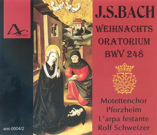 the album cover for BachjS / Schweizer - Christmas Oratorio