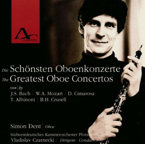 the album cover for Simon Dent / Pforzheim - Greatest Oboe Ctos Vol I