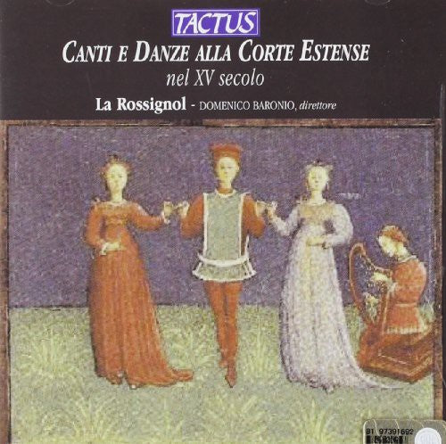 the album cover for Songs & Dances At The Este Court / Various - Songs & Dances at the Este Court / Various