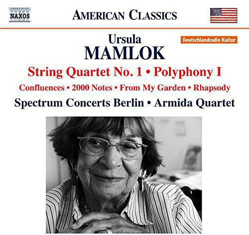 the album cover for Mamlok - Chamber Works