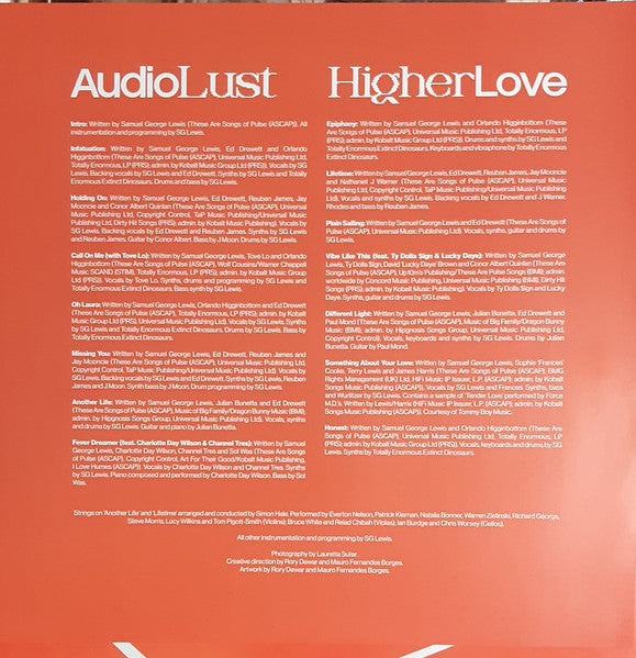 Sg Lewis : AudioLust & HigherLove (2xLP, Album)