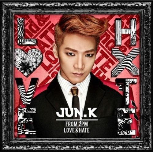 the album cover for Jun K - Love & Hate