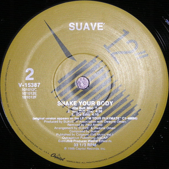Suavé : Shake Your Body (12")