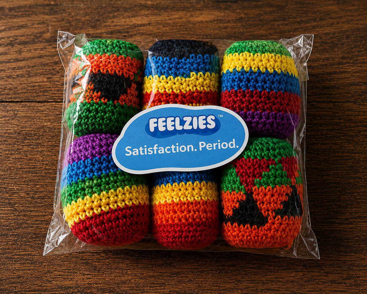 Feelzies™ Competition Footbags – Assorted Hacky Sacks