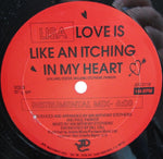 Lisa (2) : Love Is Like An Itching In My Heart (Aerobics Mix) (12", Promo)