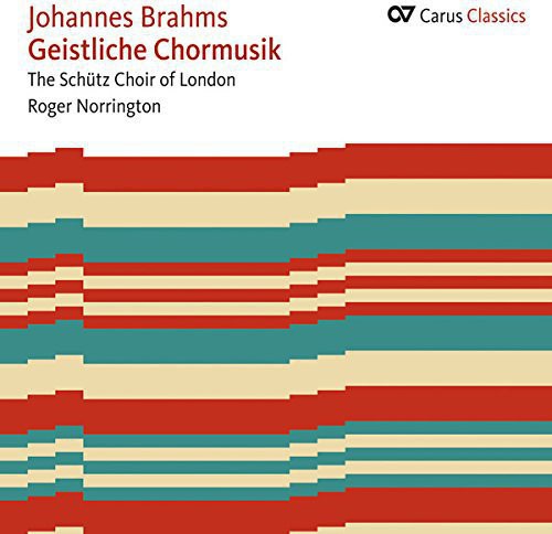 the album cover for Brahms / Norrington / Schutz Choir - Sacred Choral Music