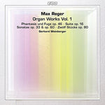 the album cover for Reger / Weinberger - Organ Works 1