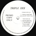 Bug Kann And The Plastic Jam* : Triple XXX (12", Promo)
