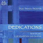the album cover for Wusthoff / Joppichratzkowski / Kobayashi - Dedications-New Music for Mandolin & Guitar