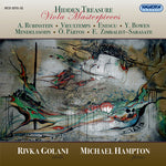 the album cover for Rubinstein / Vieuxtemps / Enescu / Bowen - Hidden Treasure-Viola Masterpieces