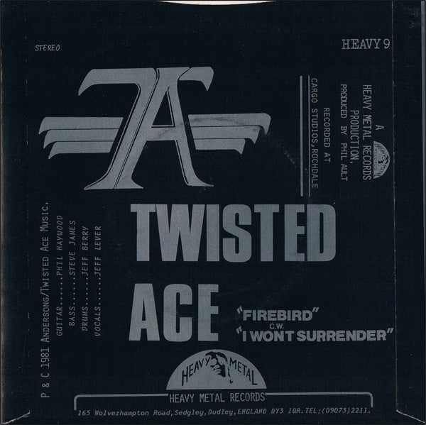 Twisted Ace : Firebird (7", Single)