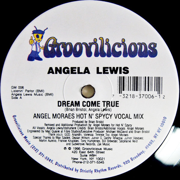 Angela Lewis : Dream Come True (12")