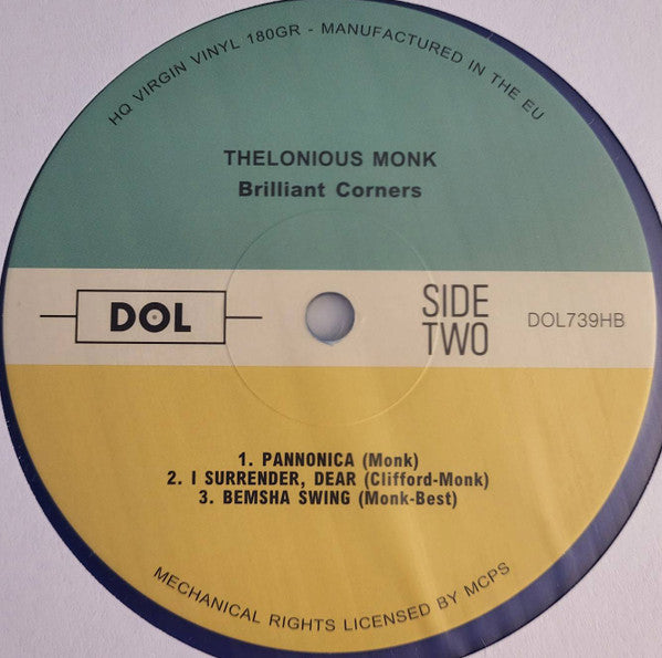 Thelonious Monk : Brilliant Corners (LP, Album, Mono, RE, 180)